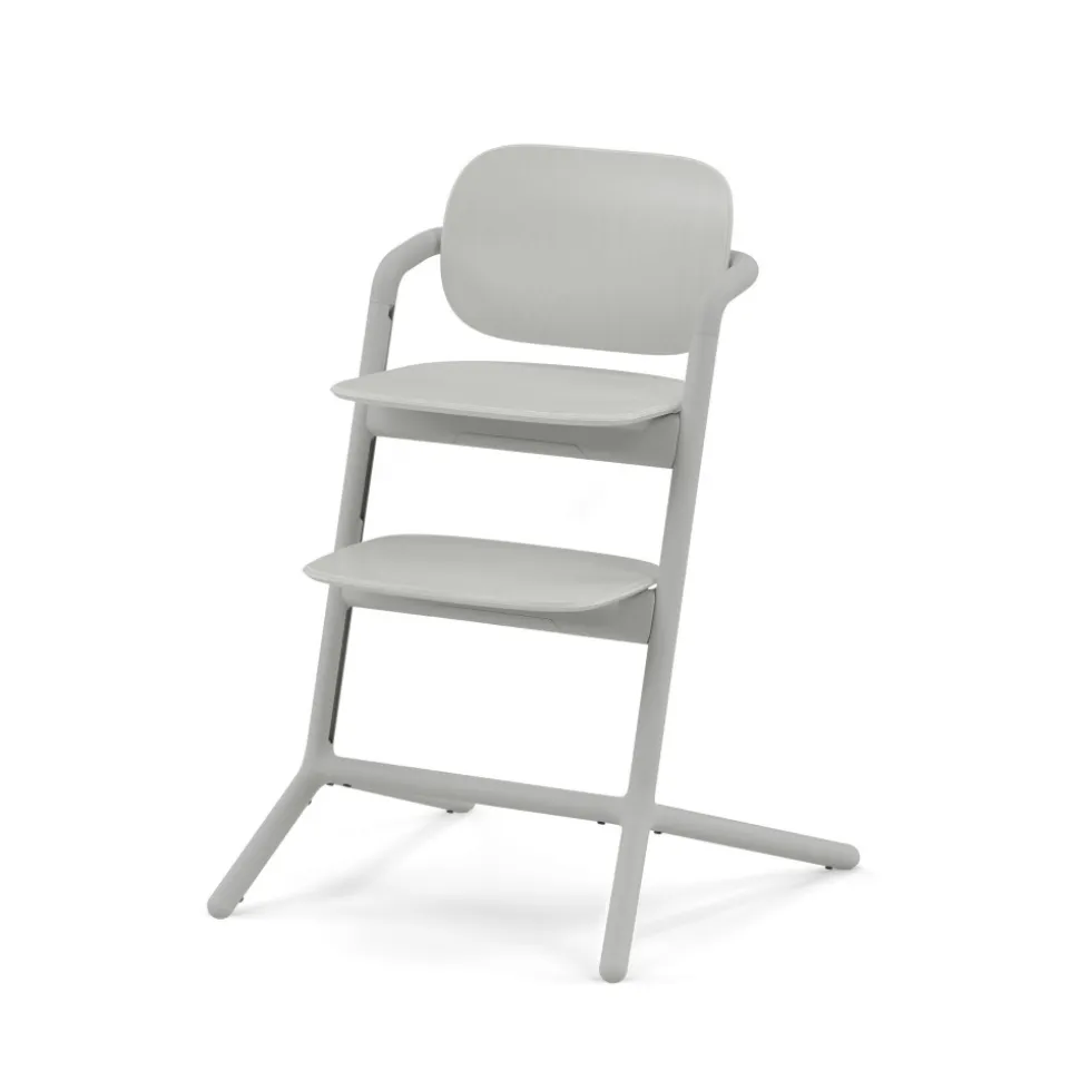 Chaise haute évolutive lemo suede grey