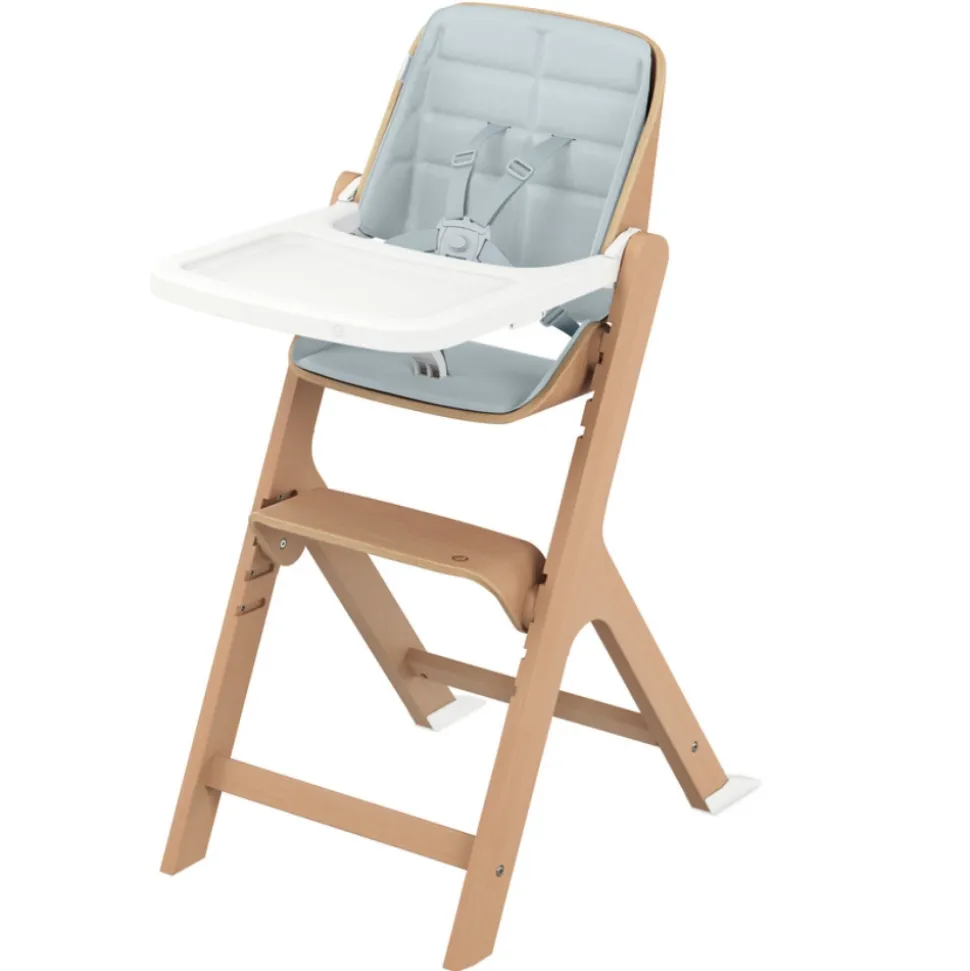 Chaise haute évolutive nesta naturel + kit enfant