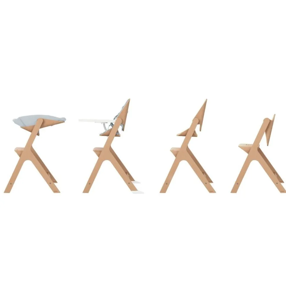 Chaise haute évolutive nesta naturel
