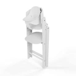 Chaise haute évolutive pliante click & fold 3en1 all white