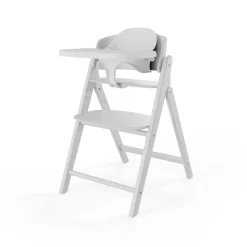 Chaise haute évolutive pliante click & fold 3en1 all white