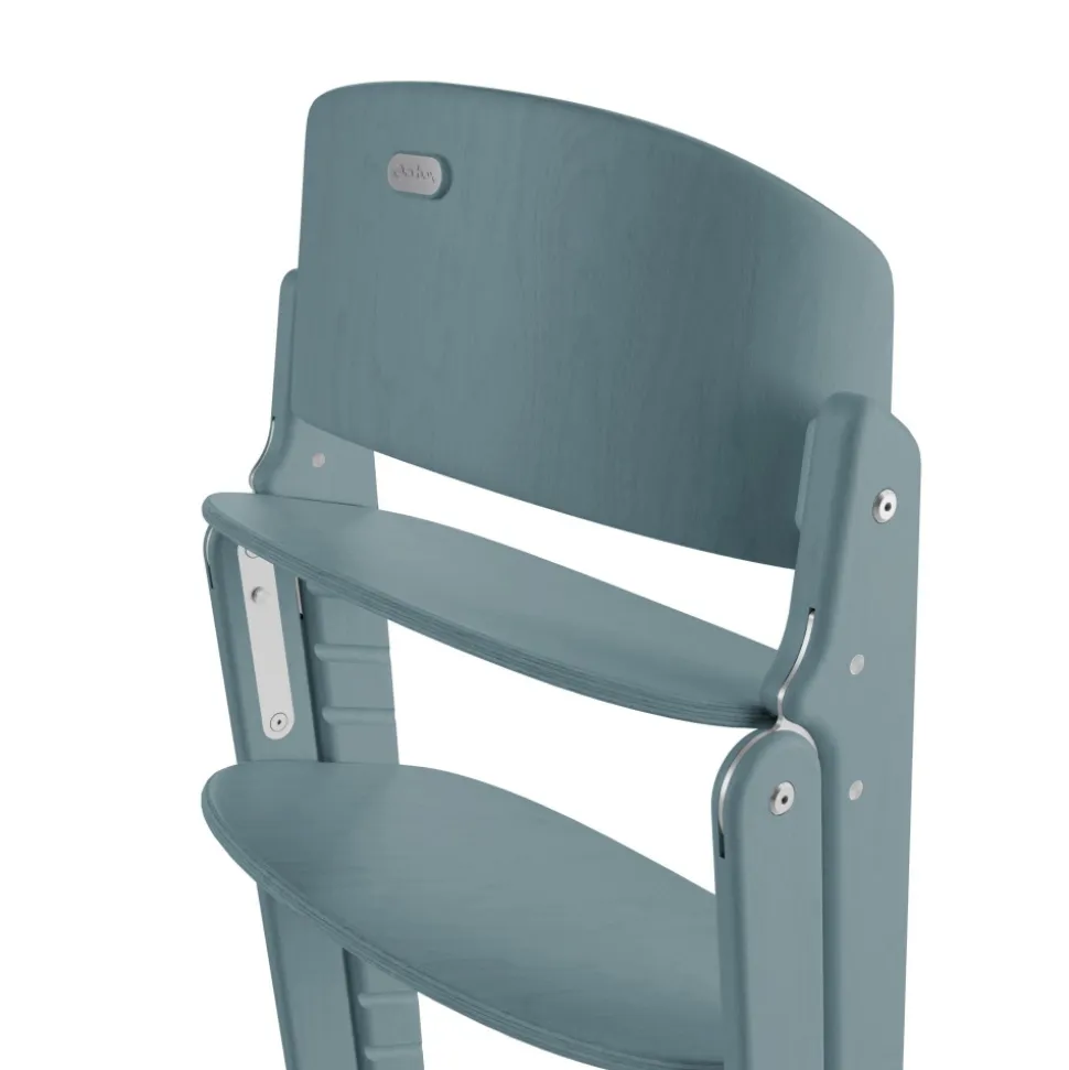 Chaise haute évolutive pliante click & fold stone blue