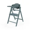 Chaise haute évolutive pliante click & fold 4en1 stone blue