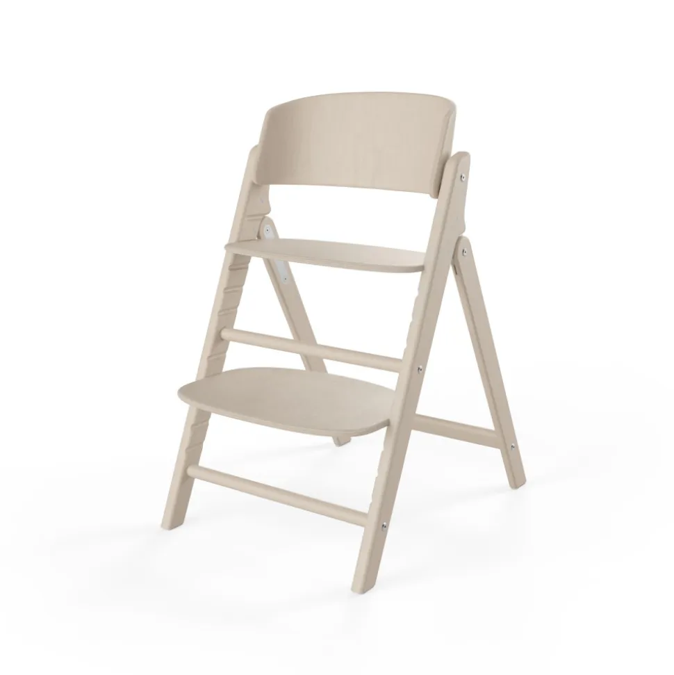 Chaise haute évolutive pliante click & fold all natural