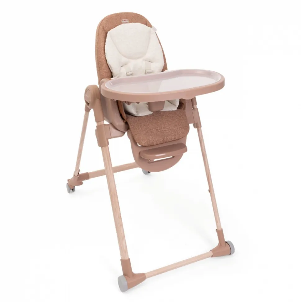 Chaise haute évolutive polly armonia terracotta