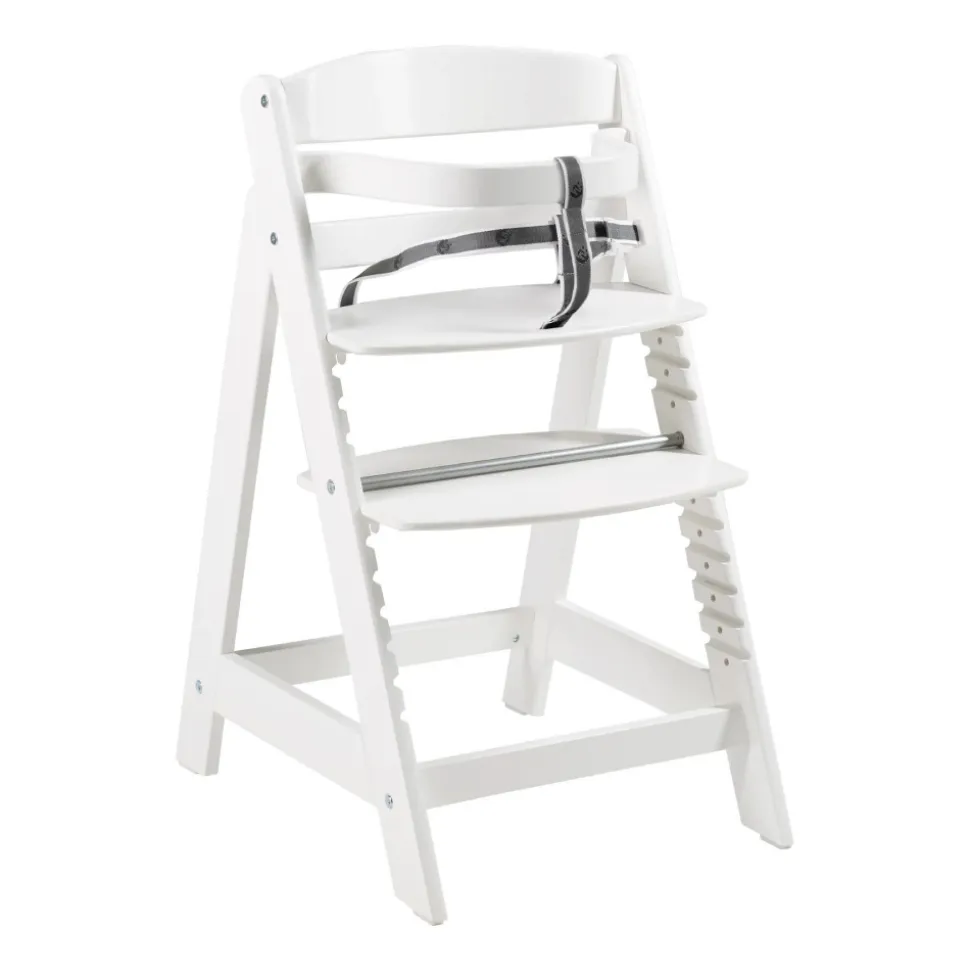 Chaise haute évolutive sit up click bois blanc laqué