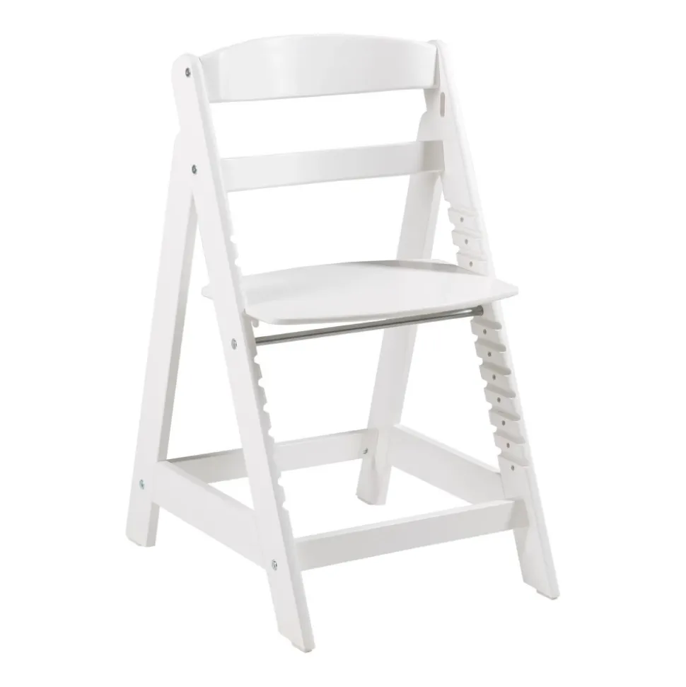 Chaise haute évolutive sit up click bois blanc laqué