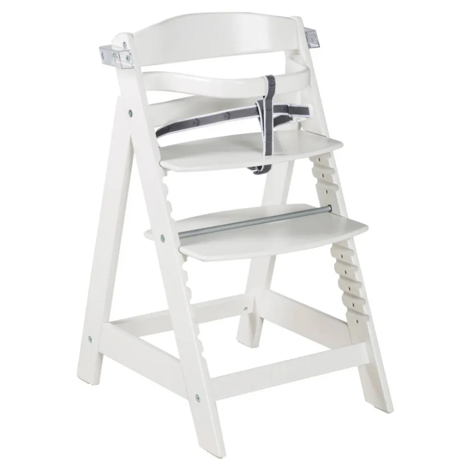 Chaise haute évolutive sit up click & fun bois blanc