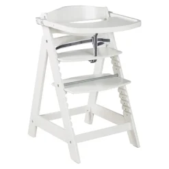 Chaise haute évolutive sit up click & fun bois blanc