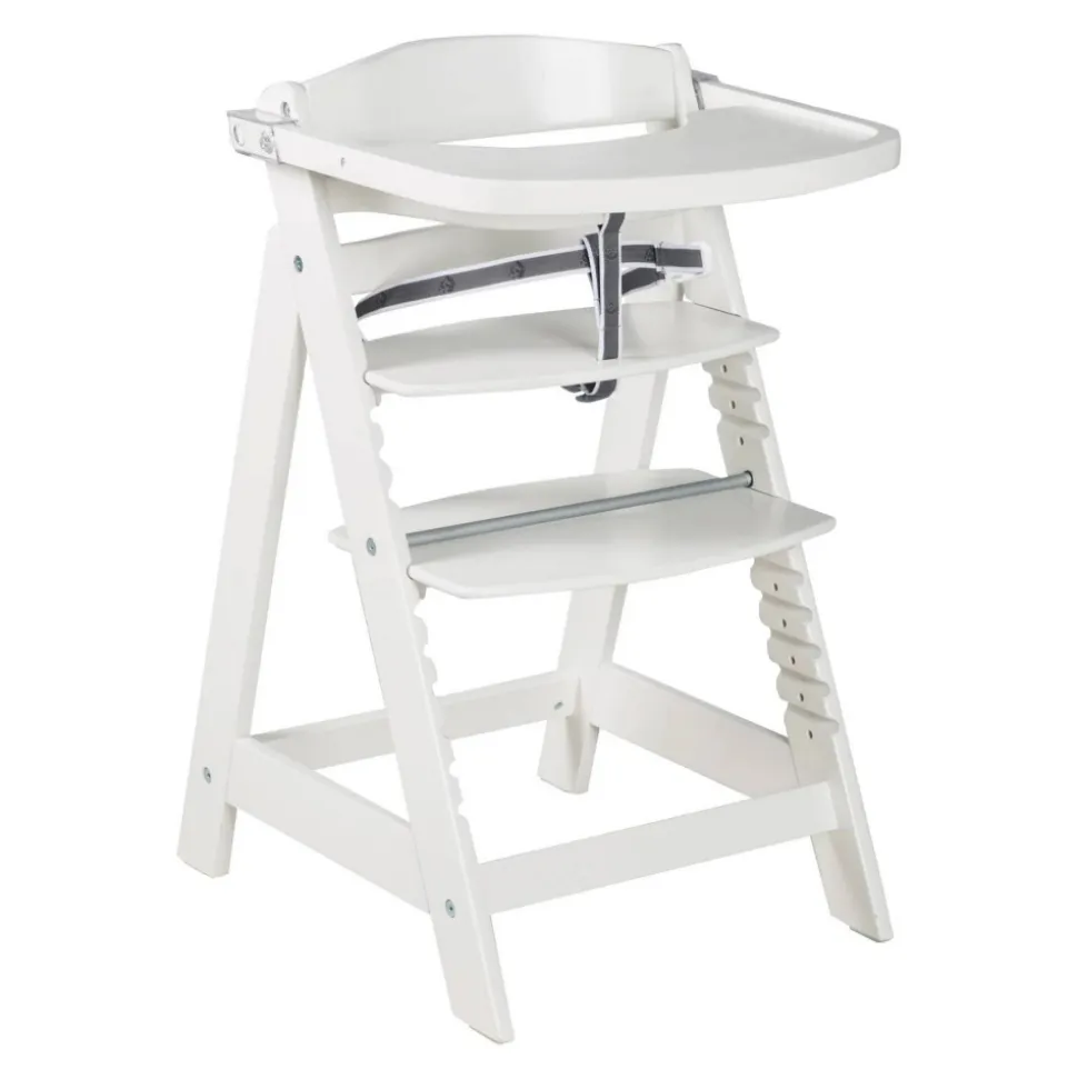Chaise haute évolutive sit up click & fun bois blanc