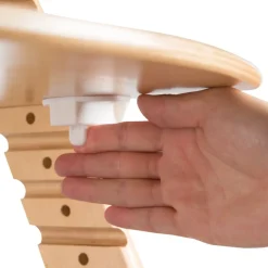 Chaise haute évolutive sit up click bois naturel