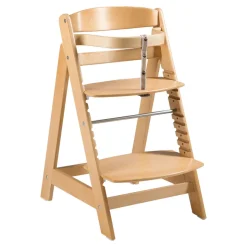Chaise haute évolutive sit up click bois naturel