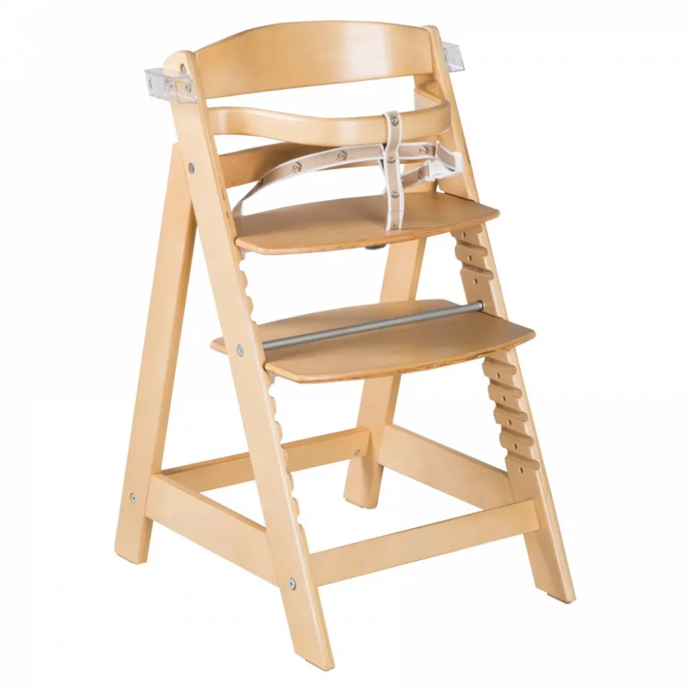 Chaise haute évolutive sit up click & fun bois naturel