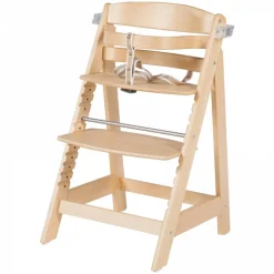 Chaise haute évolutive sit up click & fun bois naturel