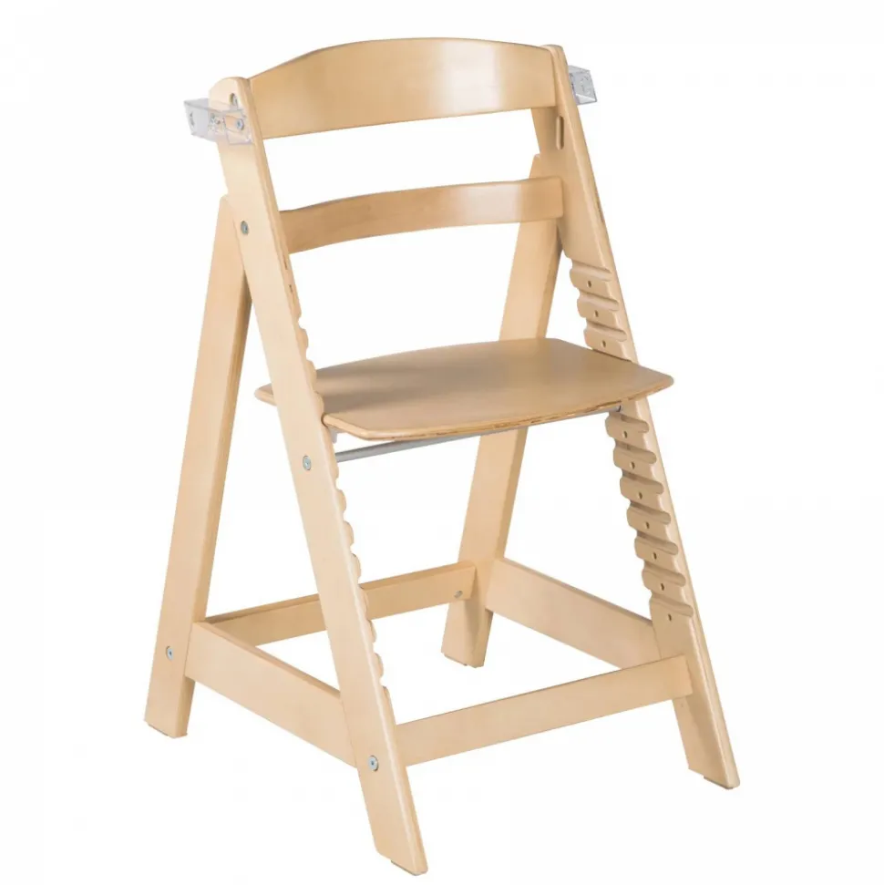 Chaise haute évolutive sit up click & fun bois naturel