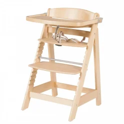 Chaise haute évolutive sit up fun bois naturel