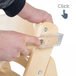Chaise haute évolutive sit up fun bois naturel