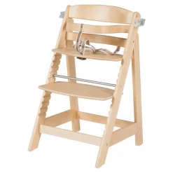 Chaise haute évolutive sit up fun bois naturel