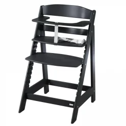 Chaise haute évolutive sit up flex bois noir