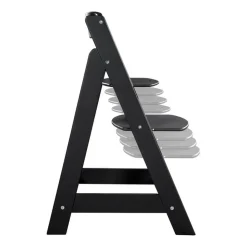 Chaise haute évolutive sit up flex bois noir