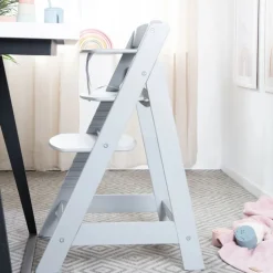 Chaise haute évolutive sit up flex bois gris
