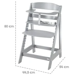 Chaise haute évolutive sit up flex bois gris