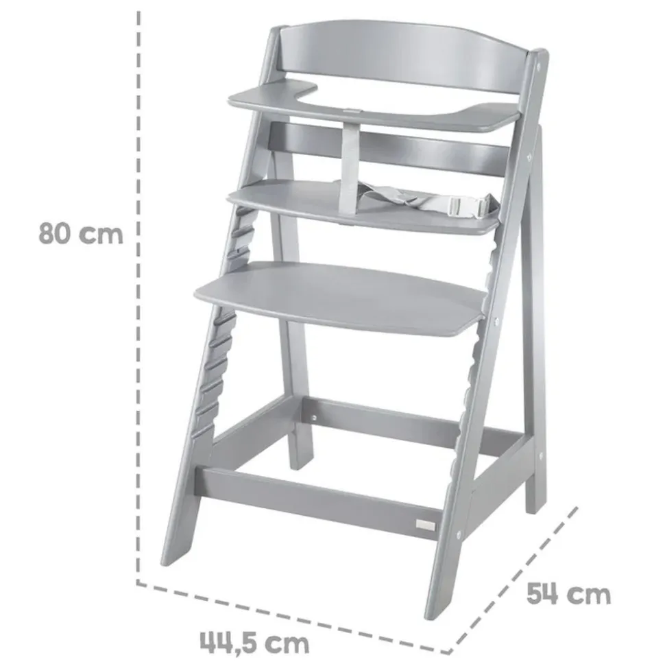 Chaise haute évolutive sit up flex bois gris