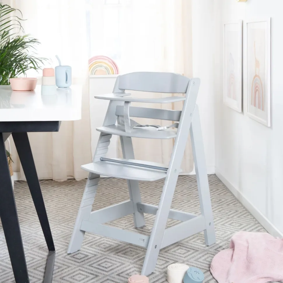 Chaise haute évolutive sit up flex bois gris