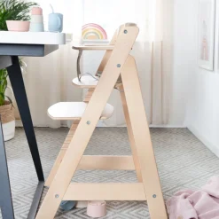 Chaise haute évolutive sit up flex bois naturel