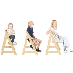 Chaise haute évolutive sit up flex bois naturel
