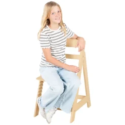 Chaise haute évolutive sit up flex bois naturel