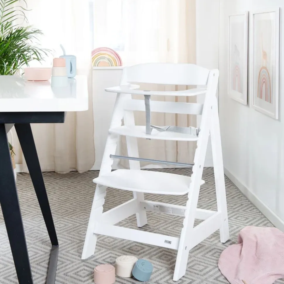 Chaise haute évolutive sit up flex bois blanc