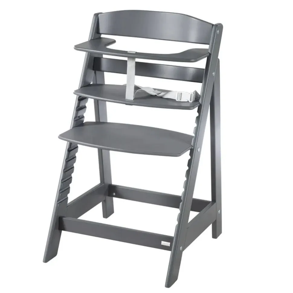 Chaise haute évolutive sit up flex bois anthracite