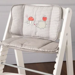 Chaise haute évolutive sit up lll blanc + coussin réducteur adam et eule