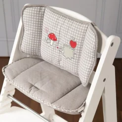 Chaise haute évolutive sit up lll blanc + coussin réducteur adam et eule
