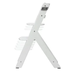 Chaise haute évolutive timba 2 blanc avec coussin gris