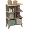 Chambre bébé duo lit bébé 60x120 + commode nova blanc lin