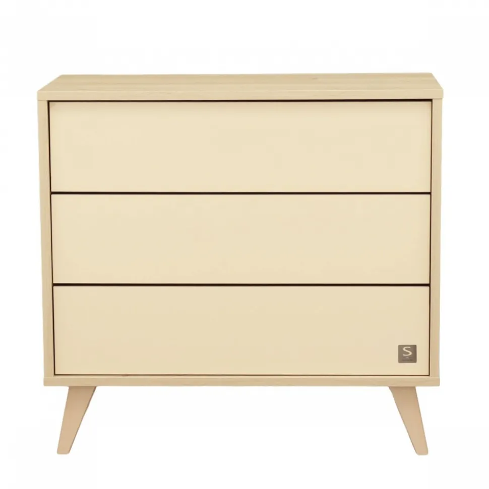 Chambre bébé duo lit + commode melinee