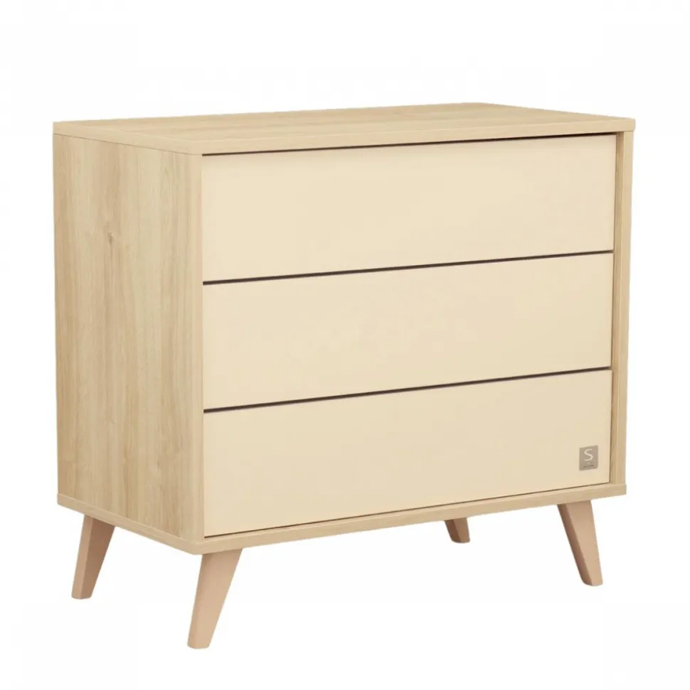 Chambre bébé duo lit + commode melinee