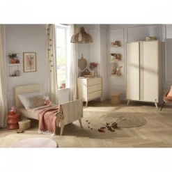 Chambre bébé duo lit + commode melinee