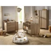 Chambre bébé duo lit + commode mokka