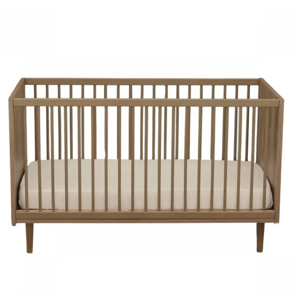 Chambre bébé duo lit + commode mokka
