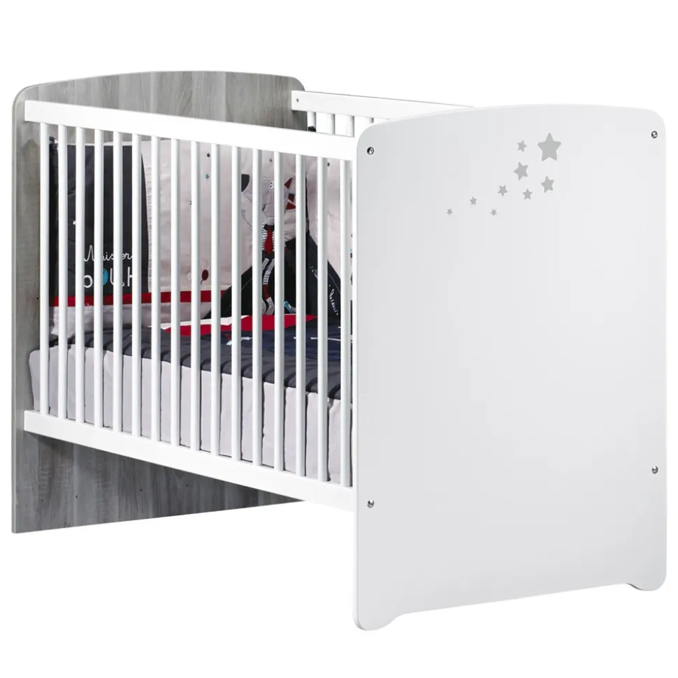 Chambre bébé duo lit little big bed + commode nao