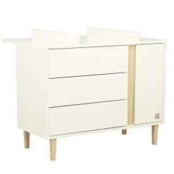 Chambre bébé duo lit évolutif 140x70cm + commode 3 tiroirs 1 porte paloma + plan à langer offert !