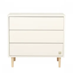 Chambre bébé duo lit 70x140cm + commode à langer wonder white