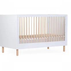 Chambre bébé duo lit 70x140cm + commode à langer wonder white