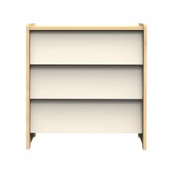 Chambre bébé duo lit 70x140cm + commode vanille