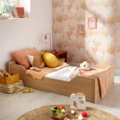 Chambre bébé duo lit 70x140cm + commode vanille