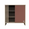Chambre bébé duo lit 70x140cm + commode terracotta tokyo