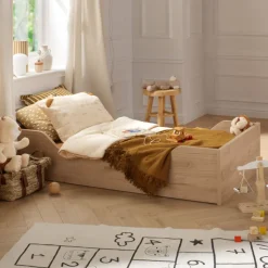 Chambre bébé duo lit 70x140cm + commode blanche tokyo
